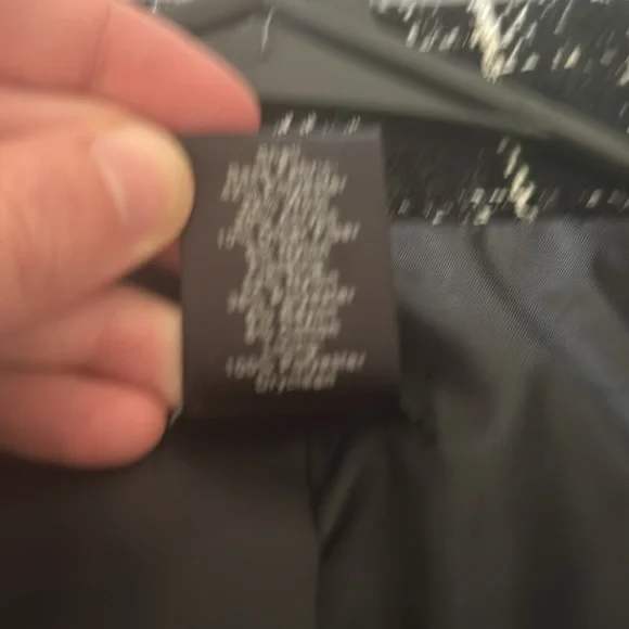 Ann Taylor Women’s Black and White Houndstooth Jacket Size 14 - Picture 5 of 5